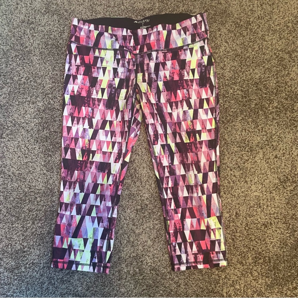 Colorful Geometric womens size L Leggings